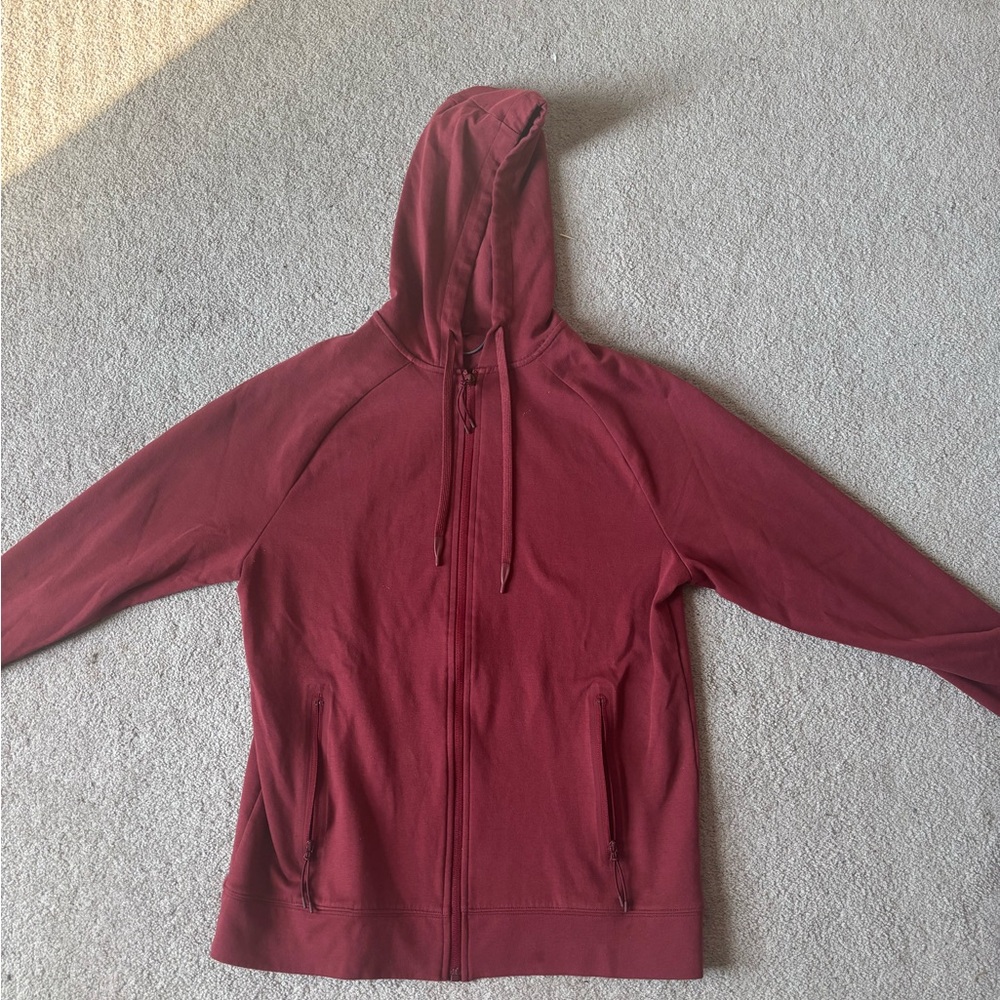 Red Zip-Up Hoodie